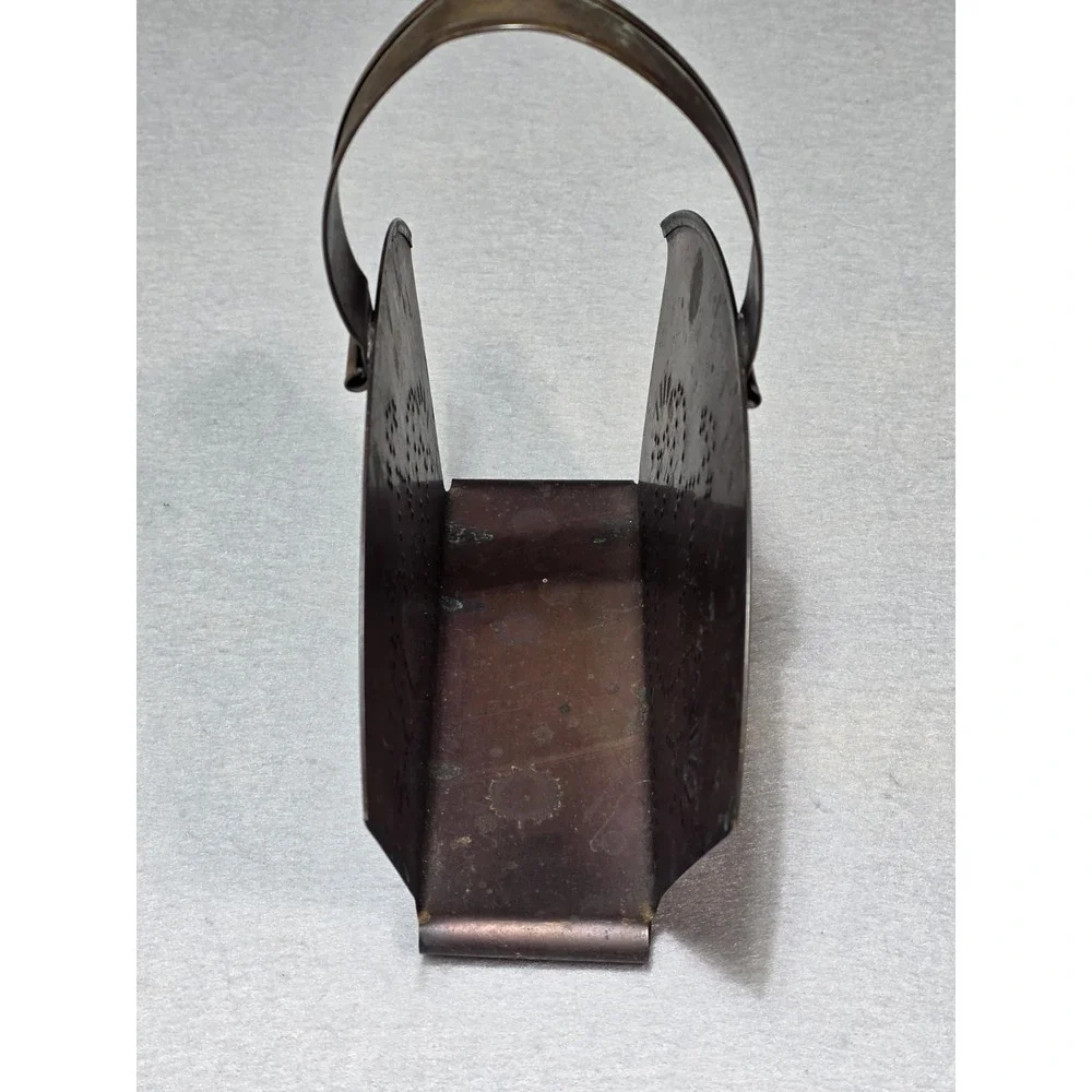 Solid Copper Vintage Napkin Holder Pfaltzgraff Village U.S.A.